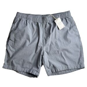 Free Fly Stretch Canvas Bamboo Shorts Mens XL NEW Elastic‎ Drawstring Fishing 7"